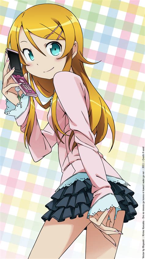 Kirino Kousaka [] Saori was very grateful to have Kirino be a part of her community as well as her friend. She would often treat Kirino with otaku goods and wouldn't hesitate in going out on an outing with her. The two immediately forged a strong bond, to the point that they are barely seen arguing, and instead are mostly seen smiling and ...